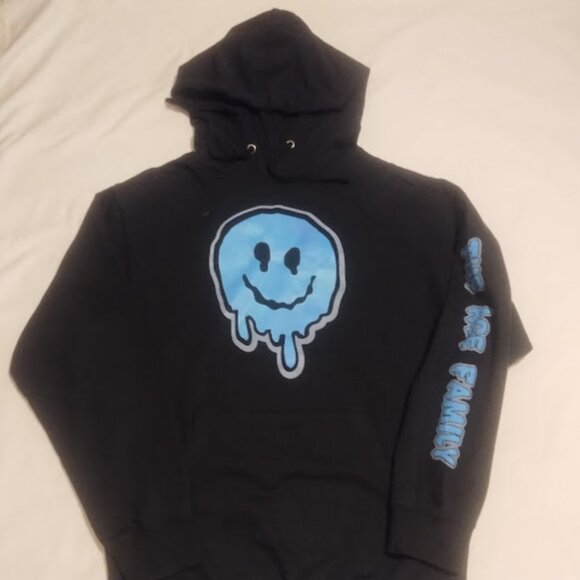 Ace Family Hoodie Mens Small black blue Pullover Youtuber Merch EUC - Picture 1 of 7